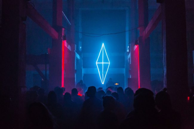 The stylish discotheque with a large floor plays music from salsa to house.